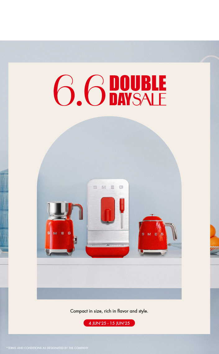 SMEG 6.6 Double Day Sale!