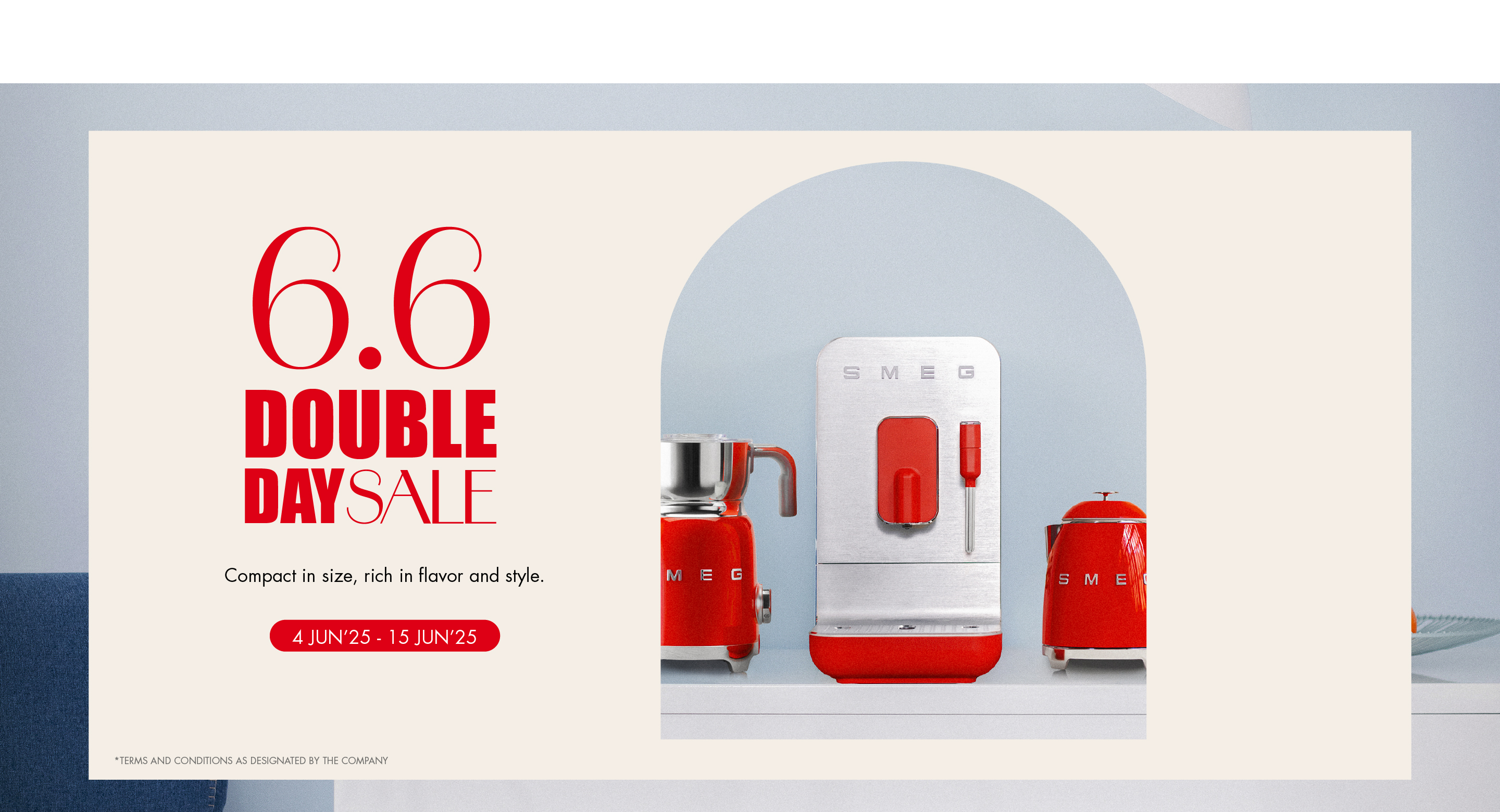 SMEG 6.6 Double Day Sale!